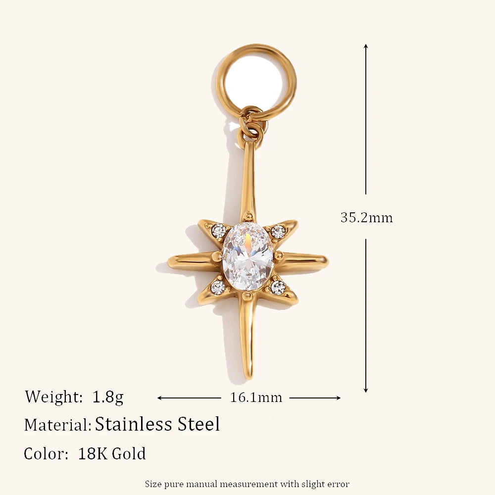 Asymmetric Diamond & Pearl Charm Hoop Earrings