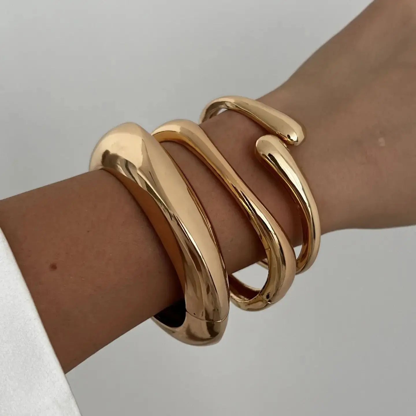 Vintage Punk Metal Cuff Bangles