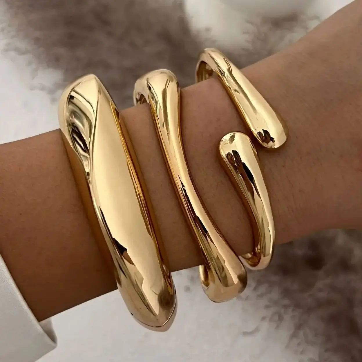 Vintage Punk Metal Cuff Bangles