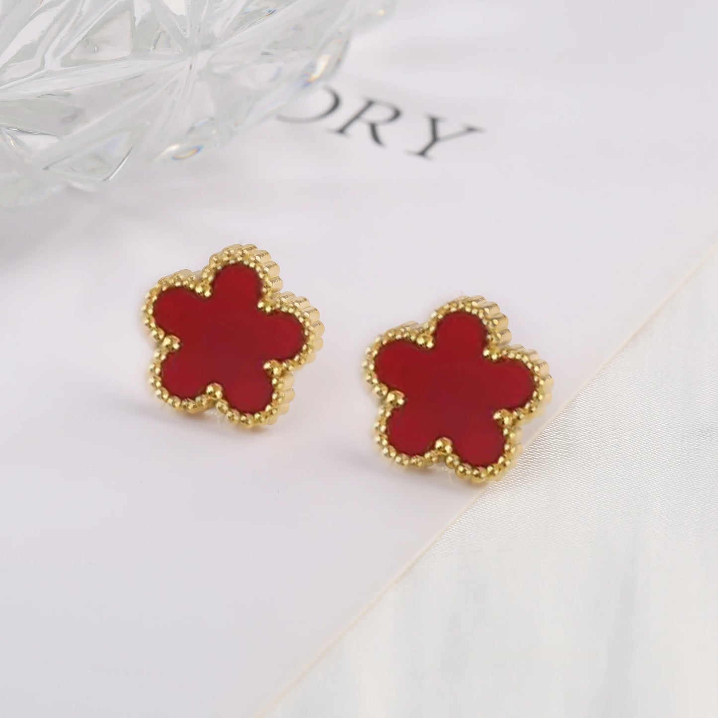 Adjustable Five-Leaf Clover Bracelet