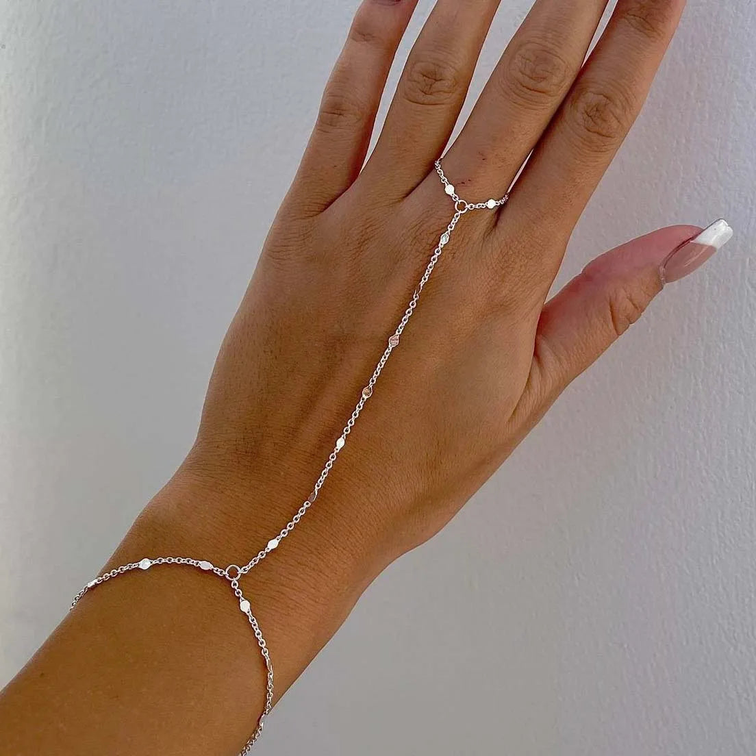 Rhinestone Flower Crystal Bracelet