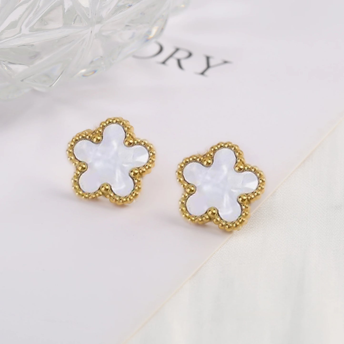 Adjustable Five-Leaf Clover Bracelet