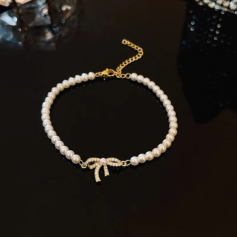 Cubic Zirconia Gold Tennis Bracelet