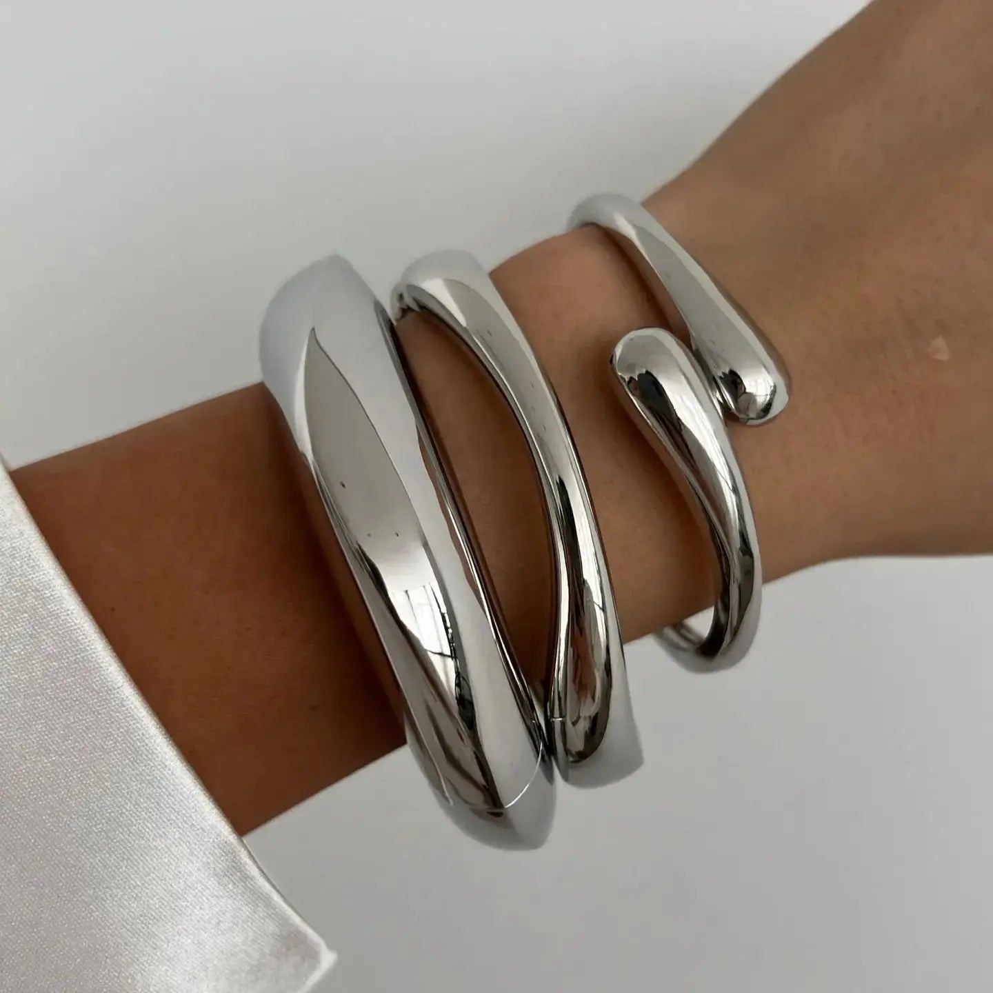 Vintage Punk Metal Cuff Bangles