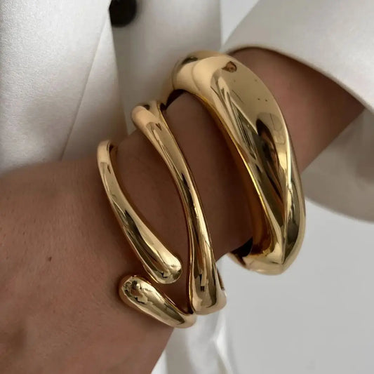 Vintage Punk Metal Cuff Bangles