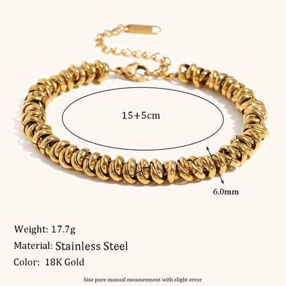 Gold & Silver Dual-Color Beaded Necklace