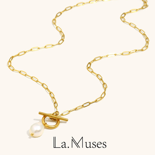 Baroque Freshwater Pearl Pendant Necklace
