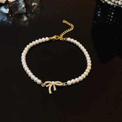 Cubic Zirconia Gold Tennis Bracelet