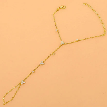 Rhinestone Flower Crystal Bracelet